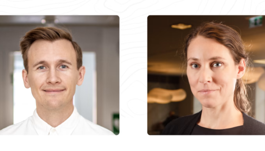 Pelle Tunell, vd, Plant och Emma Henriksson, hållbarhetschef, Skandia Fastigheter