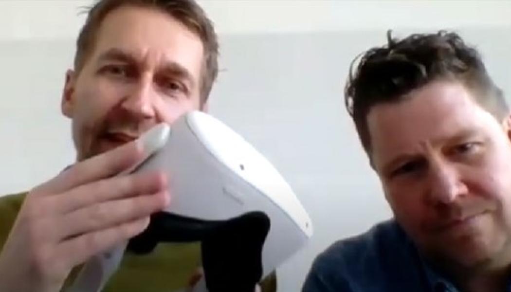 Mattias Roupé och Mikael Johansson på Chalmers tekniska högskola. Foto: SBUF