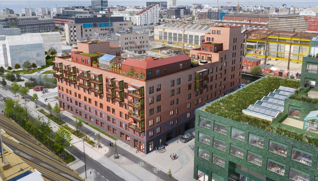 Kvarteret Triton ligger i Västra Hamnen, med närhet till centralstationen, havet och centrala Malmö.