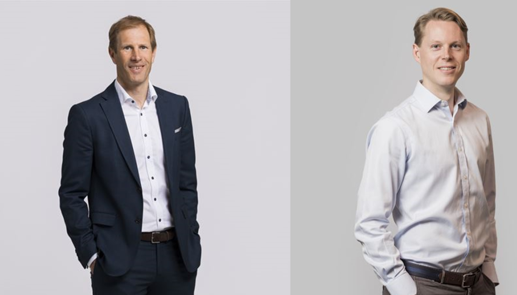 Jesper Swedenborg, Affärschef Stockholm nord och Martin Sandgärde, Affärschef Stockholm city. Foto: Vasakronan