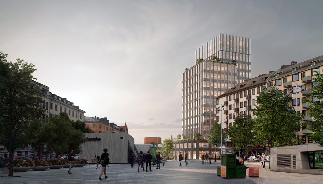 Visionsbild Spelbomskan 9. Visionsbild av: White Arkitekter