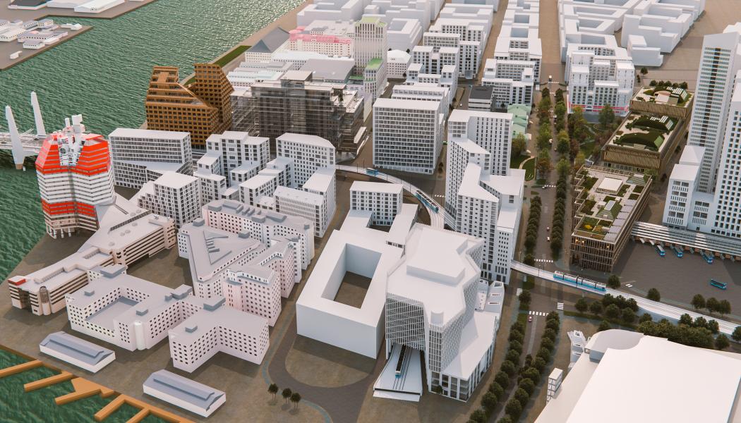 Visualisering Stadsrum Centralenområdet. Pressbild: Göteborgs Stad