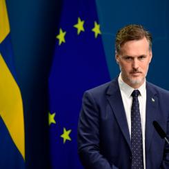 Paul Wennerholm/TT: Finansmarknadsminister Max Elger är orolig för fastighetssektorns sårbarhet. Arkivbild.