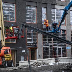 Helena Landstedt/TT: Nu tros bostadsbyggandet minska. Arkivbild.