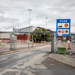 Christine Olsson/TT: SSAB:s anläggning i Oxelösund ska ställas om så att verksamheten drivs med el. Arkivbild.