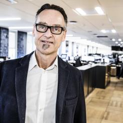 Lars Pehrson/SvD/TT: Danske Banks chefsekonom Michael Grahn förvånas av prisutveckling. Tror nu i stället på ännu större prisfall längre fram. Arkivbild.