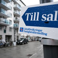 Anders Wiklund/TT: Aldrig tidigare har så få bostadsrätter sålts i relation till det totala beståndet. Arkivbild.