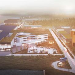 Gateway Säve.  Illustration: Castellum / Krook & Tjäder