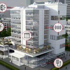 Den nya skalbara plattformen som omfattar bland annat VVS-styrning, energihantering, analys och fjärrtjänster.