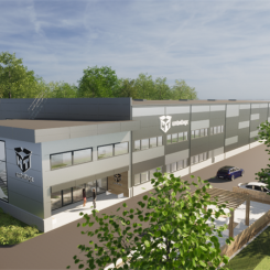 Den nya lager- och logistikanläggning i Öja, Landskrona. Bild: Acrinova