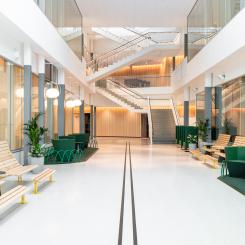 Link Arkitektur står bakom inredningsarkitekturen på Campus Albano. Foto: Jason Strong
