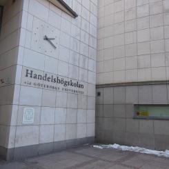Entrén till befintliga Handelshögskolan i Göteborg. Foto: Albin Olsson/Wikimedia Commons