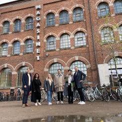 Från vänster: Björn Johansson (CTO and Co-founder), Anna Jakobsen (Talent Acquisition Manager), Fanny Hansson (Digital Marketing Specialist), Christoffer Zachrisson (Head of Sales), Sofie Folkesson (Head of Customer Success), Daniel Gadd (CEO and Co-founder) Foto: Varvsstaden AB
