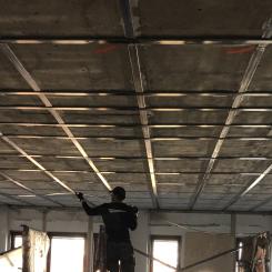 ”I projektet använde vi cirka 40 000 meter kolfiberlaminat och 8000 meter kolfiberväv – en volym som gör Kv. Lybeck till ett av Europas största kolfiberprojekt,” säger Simon Dahlberg, VD på Strong Solutions, om Kv. Lybeck. Pressbild: Strong Solutions
