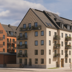 Området Björlanda Ängar. Pressbild: Alhem