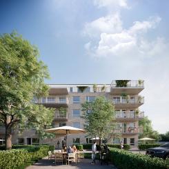 Br Livsglädjen innergård. Pressbild: Riksbyggen