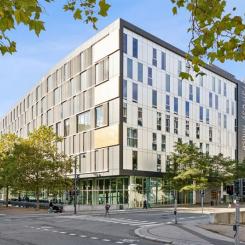 Corem har tecknat ett tioårigt hyresavtal med Elgiganten avseende 3 725 kvm kontorslokaler i Fairway House i Köpenhamn.  Pressbild: Corem