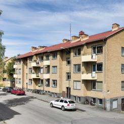 En av de avyttrade fastigheterna på Frösön i Östersund, Handlanden 4. Foto: Diös