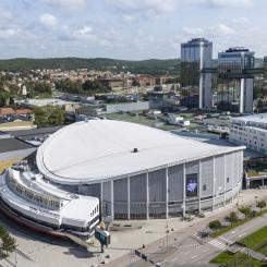 Delar av Evenemangsområdet med Scandinavium i förgrunden. Foto: Higab/Lee Kearney