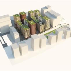 Hagastadengestaltning.  Bild: Atrium Ljungberg