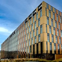 Kontorsfastigheter i High5ive-komplexet i centrala Kraków. Pressbild: Stena Fastigheter