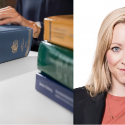 Elin Persson, fastighets- och bolagsjurist på HSB Riksförbund. Foto: HSB