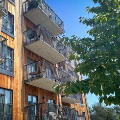 Hus i trä. Pressbild: IVL Svenska Miljöinstitutet