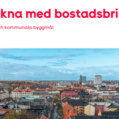 Hyresgästföreningen släpper ny rapport om bostadsbrist. Pressbild: Hyresgästföreningen