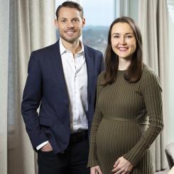 Jonas Jonsson & Jenny Jonsson, ByggVesta Ab. Pressbild: Byggvesta