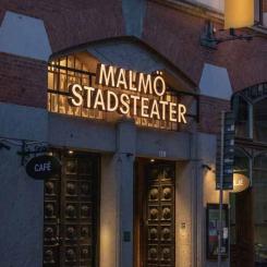 Malmö Stadsteater utsågs till vinnare i kategorin årets enstaka skylt. Foto: Accus