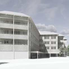 Lägerbålet 1, Linköping. Visionsbild & Upphovsrätt: Tengbom