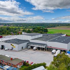 Fastigheten har en uthyrningsbar yta om cirka 19 000 kvadratmeter. Foto: Logistea