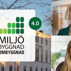Lotta Werner Flyborg och Carolina Larsson SGBC. Pressbild: Sweden Green Building Council