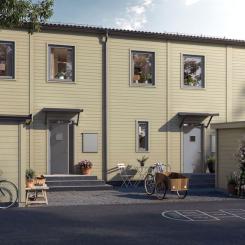 Exteriör gatvy. Pressbild: Lynea