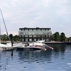 Båthamn. Foto: Sandell Sandberg