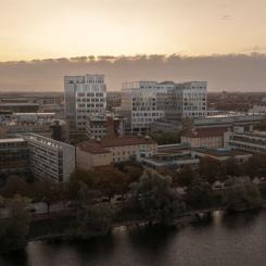 Nya sjukhusområdet i Malmö. Fotograf: Henrik Rosenqvist