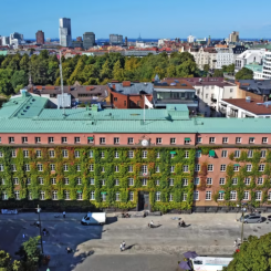 Riksbyggen Brf NEO Davidshall i Malmö finalist till Årets projekt i Guldhemmet. Foto: Riksbyggen
