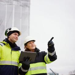 Rosendals etapp fyra är en testbädd för klimatpositivt byggande – med fokus på livscykelperspektiv och utsläppsminskningar från byggskede till boende. Foto: Johner.