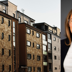 Cecilia Jutell, analytiker på HSB Stockholm. Foto: HSB Stockholm