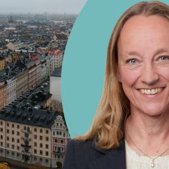 Karin Witalis ansvarar för SEPREF:s konsensusprognos. Den har genomförts hela 60 gånger, vilket ger unika möjligheter till historiska jämförelser. Foto: Pressbild