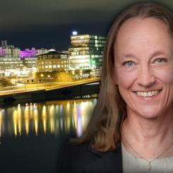 Karin Witalis är ansvarig för SEPREF:s konsensusprognos. Kollage, foto: Colliers, Tony James Andersson/Pexels