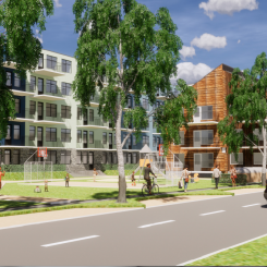 Sadelmakaren är ett nytt kvarter som byggs i centrala Värnamo.