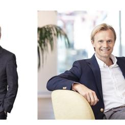 Joacim Sjöberg, tf vd på Castellum AB och Filip Elland, hållbarhetschef på Castellum AB.  Foto: Castellum