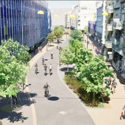 Södra Förstadsgatan Malmö stad. Pressbild: NCC