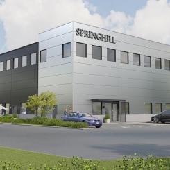 Uppförandet påbörjas i början av 2023 med beräknat tillträde för Springhill i december 2023. Foto: Wihlborg