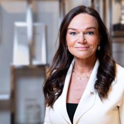 Susann Linde, CFO och IR-ansvarig, är nu också vice vd för Wallenstam. Pressbild: Wallenstam