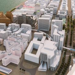 Visualisering Stadsrum Centralenområdet. Pressbild: Göteborgs Stad