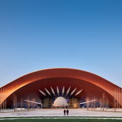 Pekings nya mäss- och kongresscenter Capital International Exhibition & Convention Centre. Foto: Zaha Hadid Architects och Architecture MasterPrize.